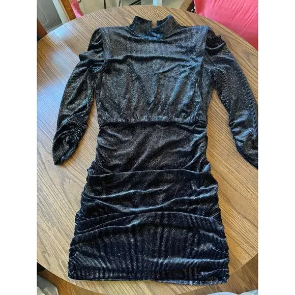 midi elegant dresses Semi-Formal Midi Party Dress with Short Sleeves Black / 12